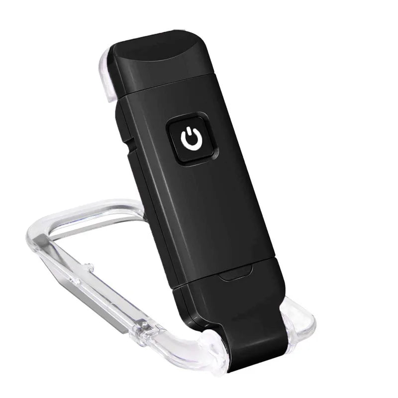 Versatile USB Rechargeable LED Book Light - Adjustable Brightness, Portable Clip Design for Reading Anywhere