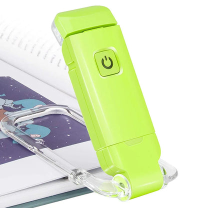 Versatile USB Rechargeable LED Book Light - Adjustable Brightness, Portable Clip Design for Reading Anywhere
