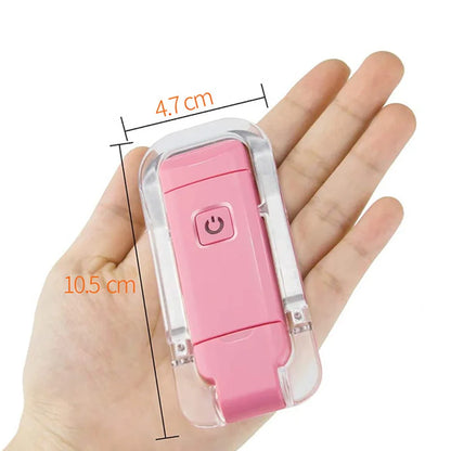Versatile USB Rechargeable LED Book Light - Adjustable Brightness, Portable Clip Design for Reading Anywhere